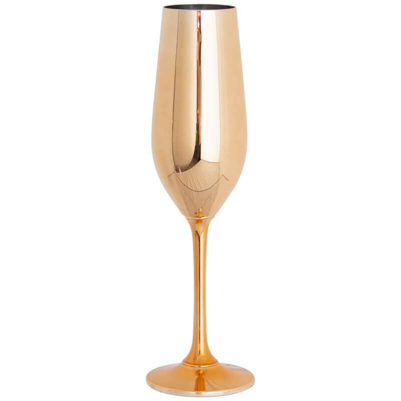 APOLLO ROSEGOLD FLUTE 220ML 24CM