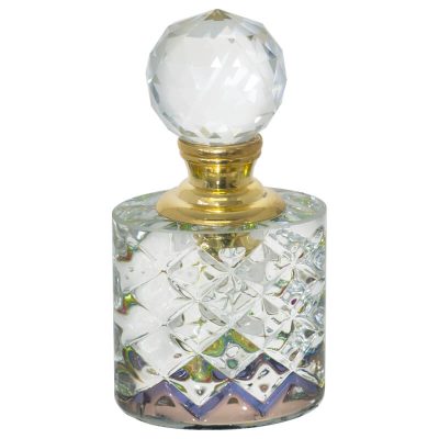 TZAR GOLD NECK PERFUME BOTTLE 8CM