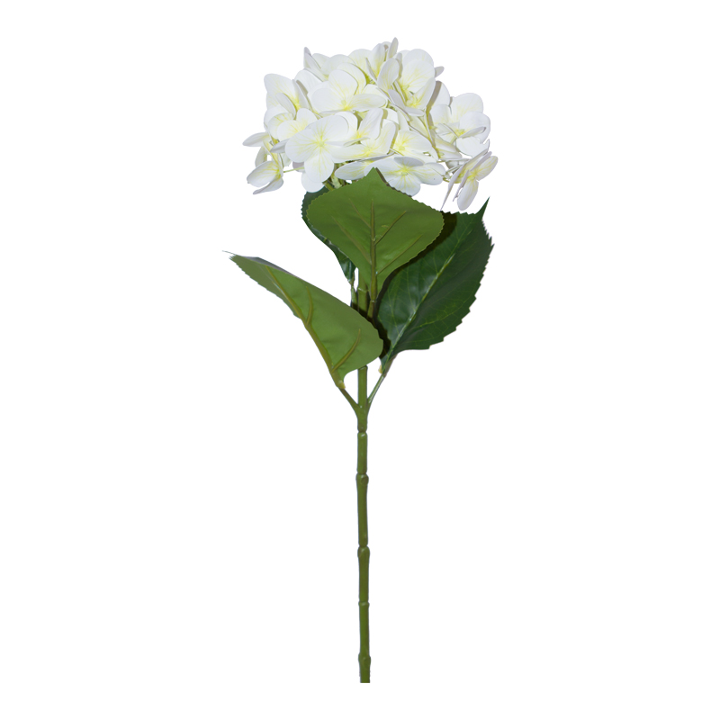 CREAM HYDRANGEA STEM 68CM - Image 2