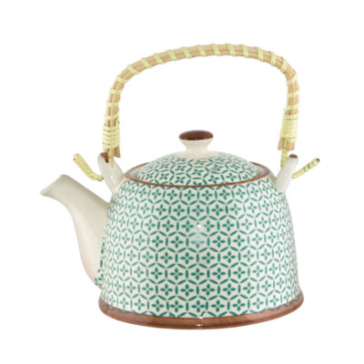 GREEN MOROCCAN FUSION TEA POT LA