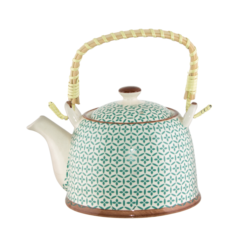 GREEN MOROCCAN FUSION TEA POT LA