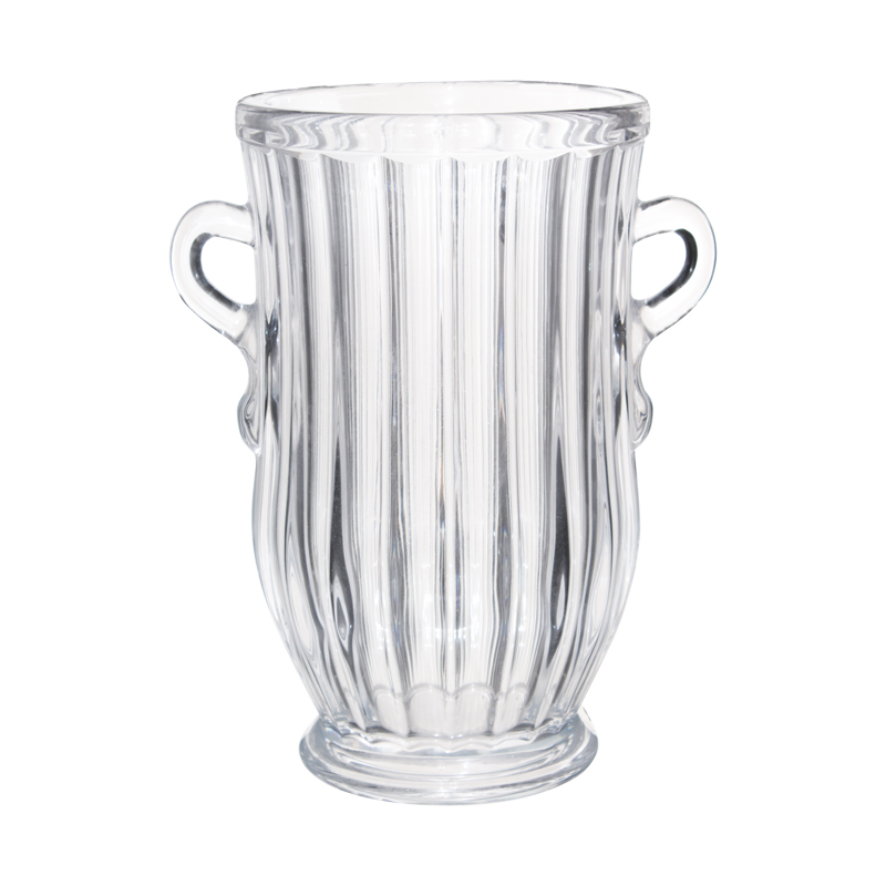 RIBBED HANDLED VASE 28CM
