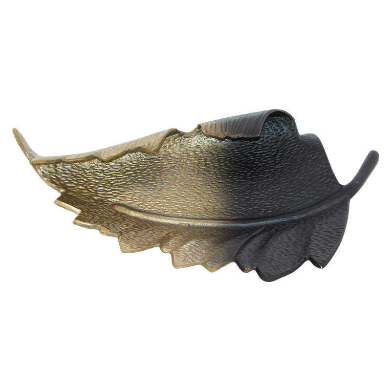 CURVED LEAF DECOR 2 TONE 49X28CM