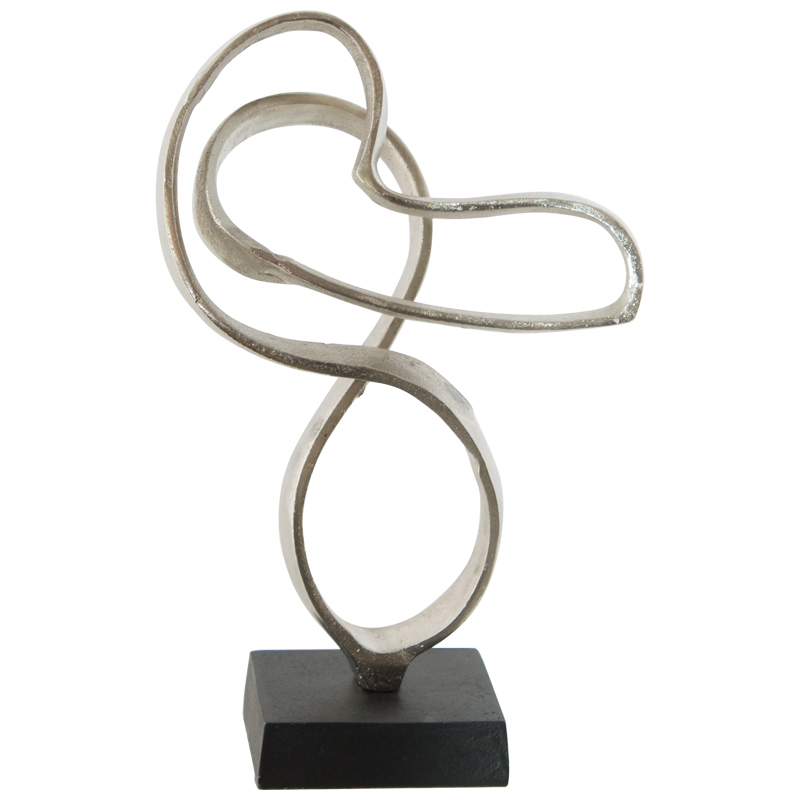 SCULPTURE ROUGH NICKEL 27CM