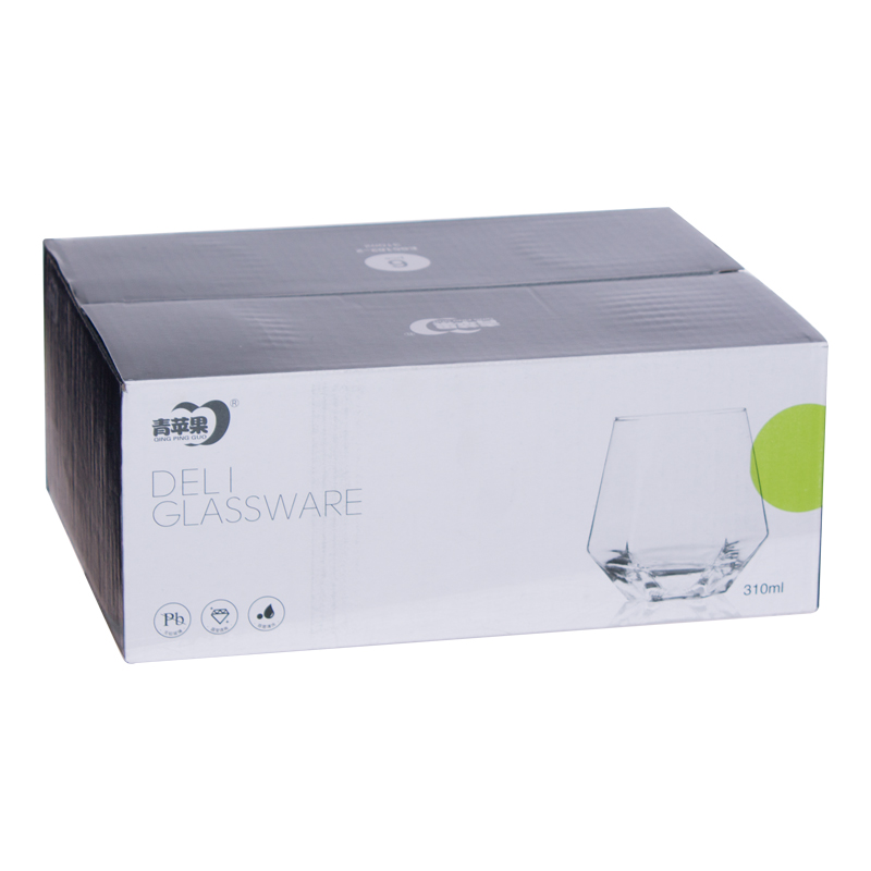 HEXAGONAL WHISKY TUMBLER 310ML - Image 3