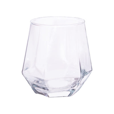 HEXAGONAL WHISKY TUMBLER 310ML