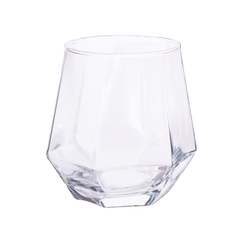 HEXAGONAL WHISKY TUMBLER 310ML