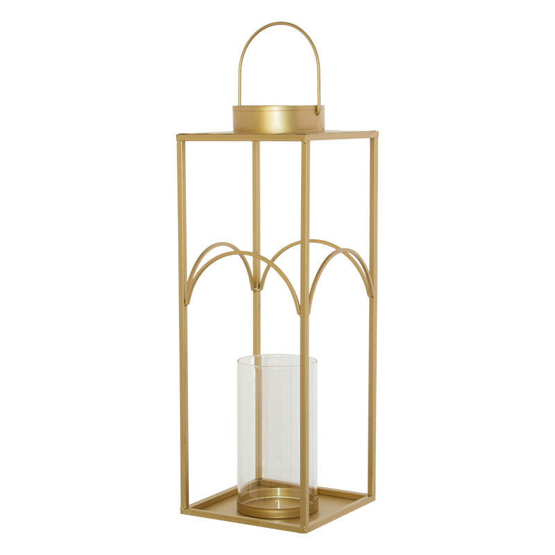 LUNA GOLD LANTERN 45CM