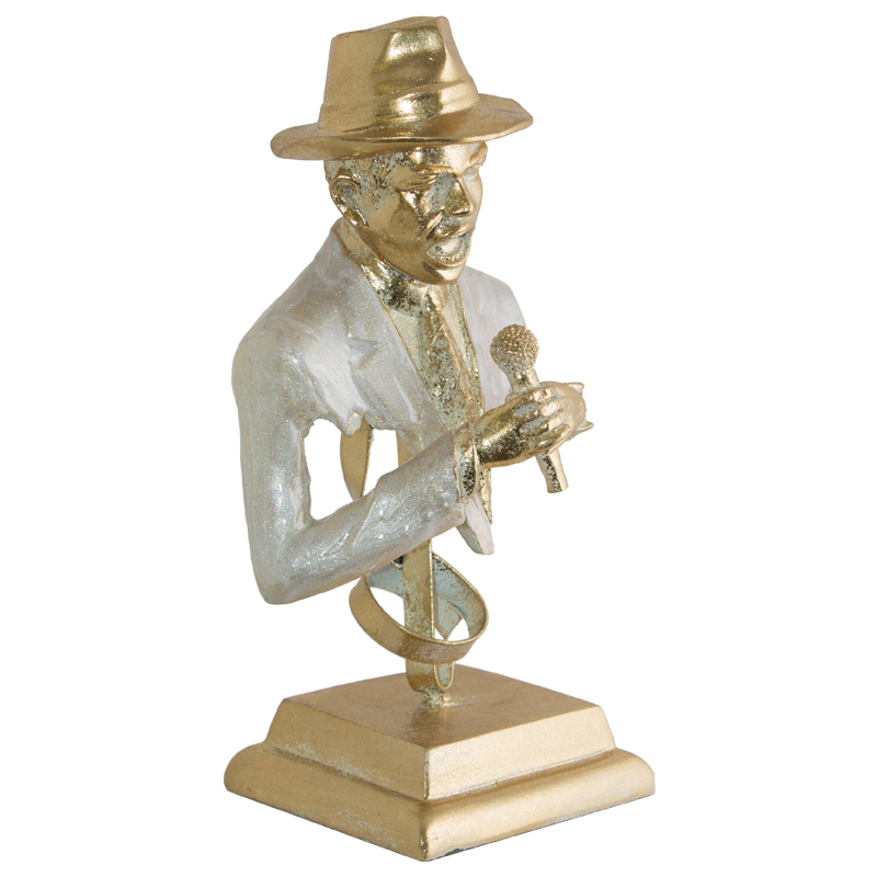 SINGING MUSICIAN ON PLINTH 36CM
