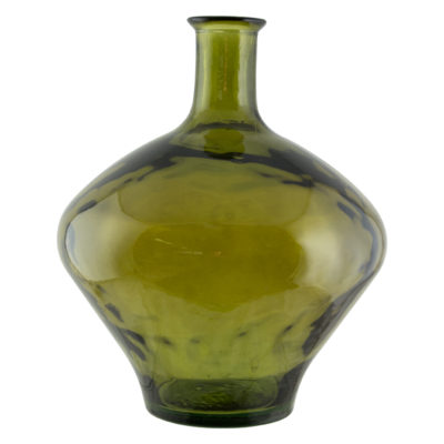 OLIVE GREEN JARRON VASE 46CM