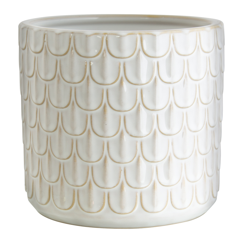 CREAM TEXTURE POT 14 CM