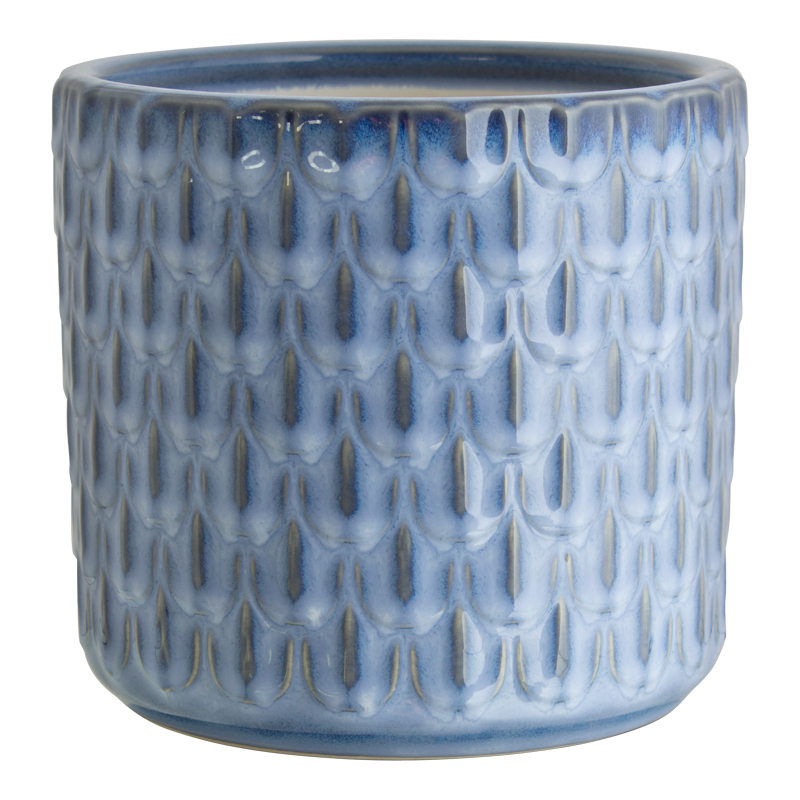TANGIER BLUE POT 14CM