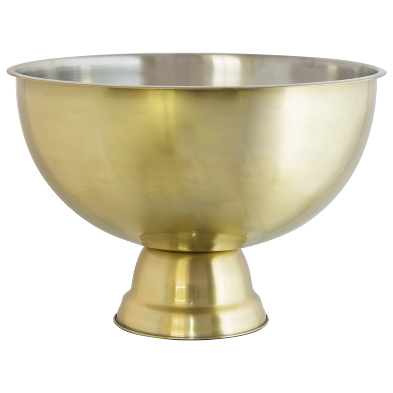 WINE TUB MATT GOLD 20LT 30X42.5CM
