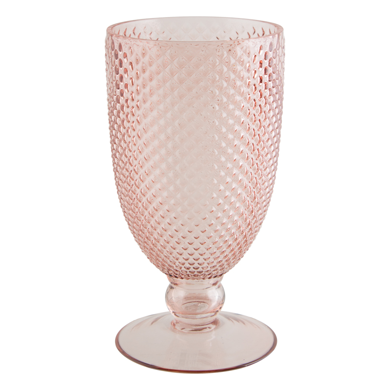 TEXTURED FTD PINK VASE 29CM