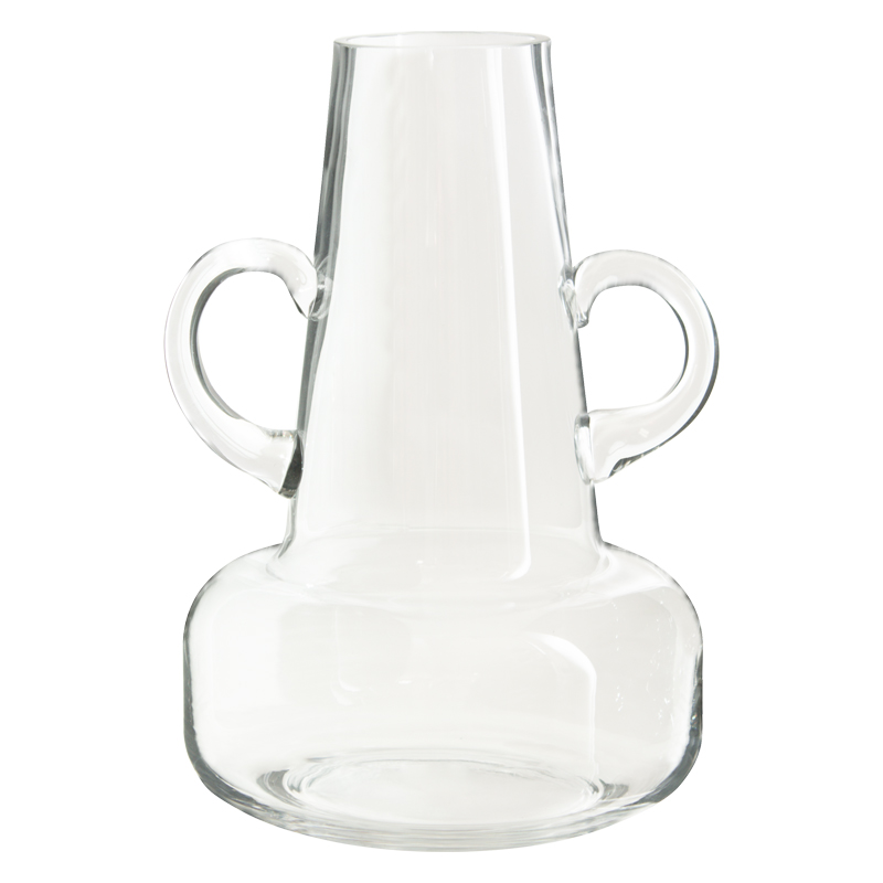 HANDLED BOTTLE VASE 27CM
