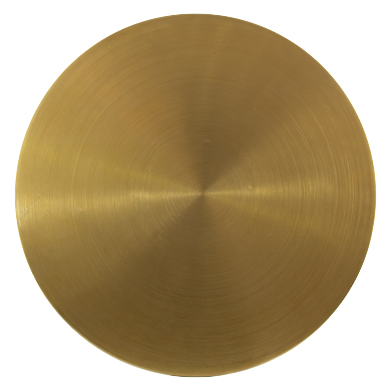 GOLD/BLACK SIDE TABLE 48H 45D - Image 2