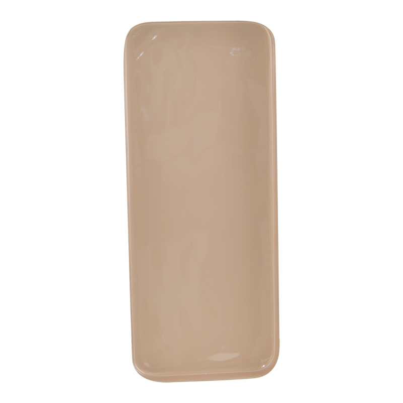 AVIVA BLUSH/BRASS TRAY 32X13CM - Image 2