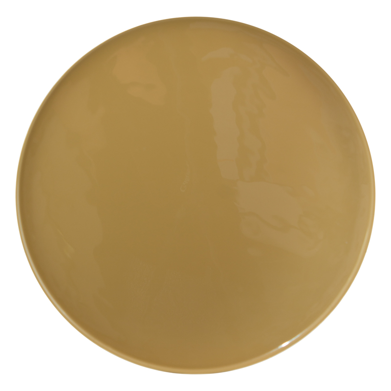 GOLD/MUSTARD SIDE TABLE 54H 46D - Image 2