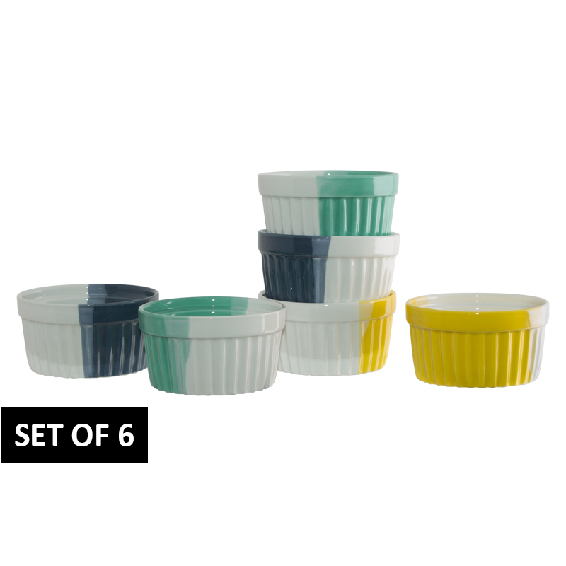 HAVANA RAMEKIN BAKEWARE 8X4CM SET 6