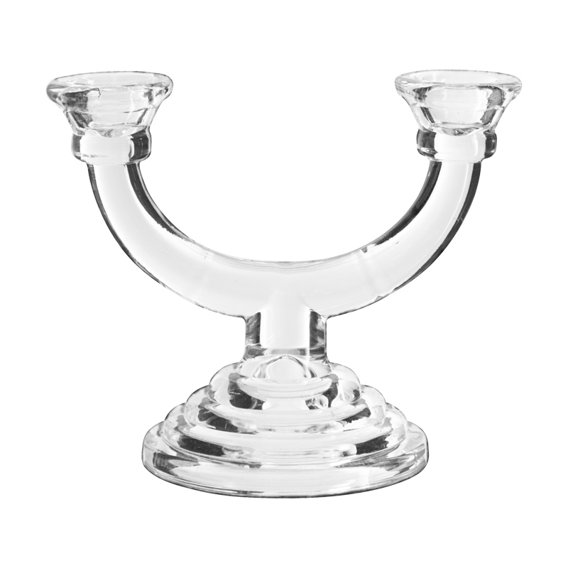 RUTH DOUBLE CANDLE STICK 13CM