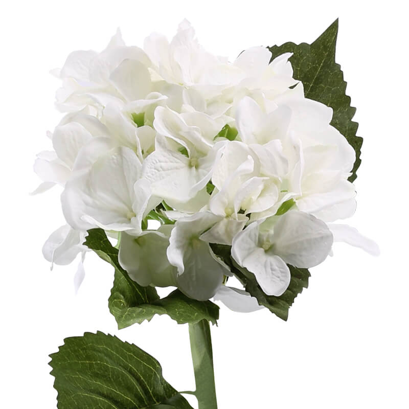 WHITE HYDRANGEA 49CM