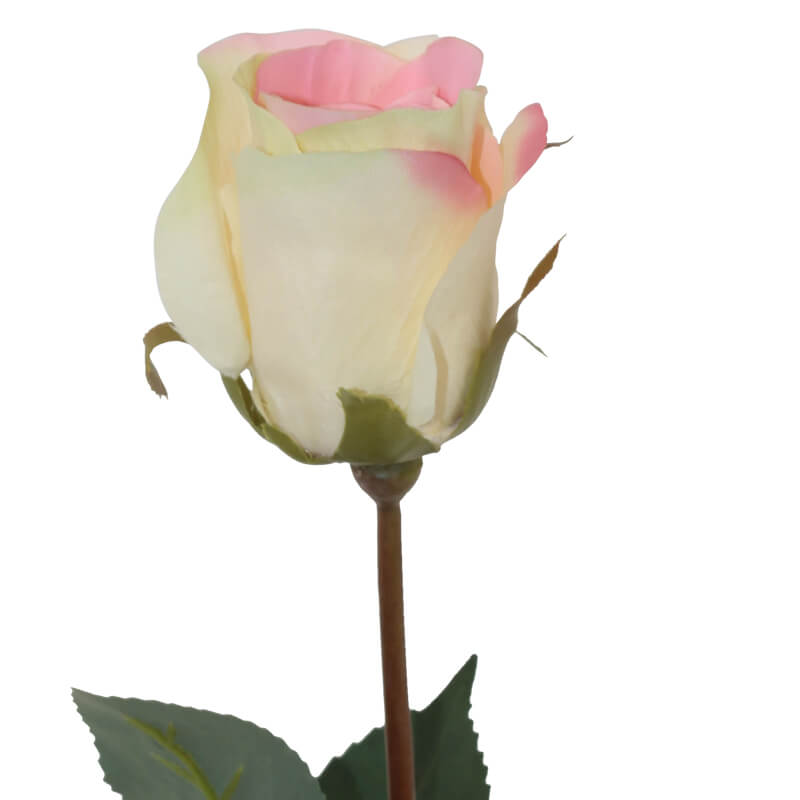 LIGHT PINK ROSE BUD 63CM
