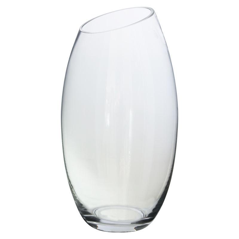 SLANTED TOP VASE 30CM