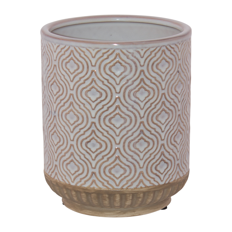 DOGAL BEIGE POT 18X14.5CM