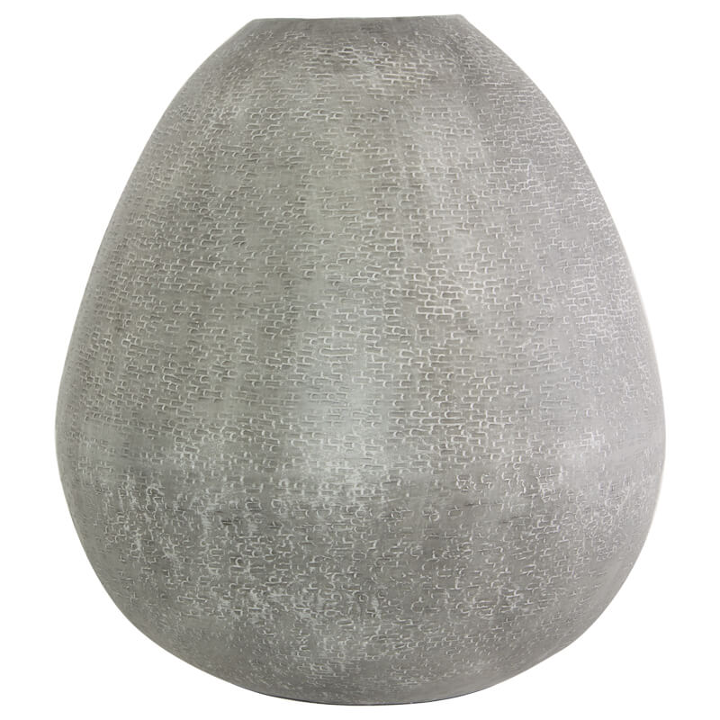 BRAID HAMMERED DROP VASE 42CM