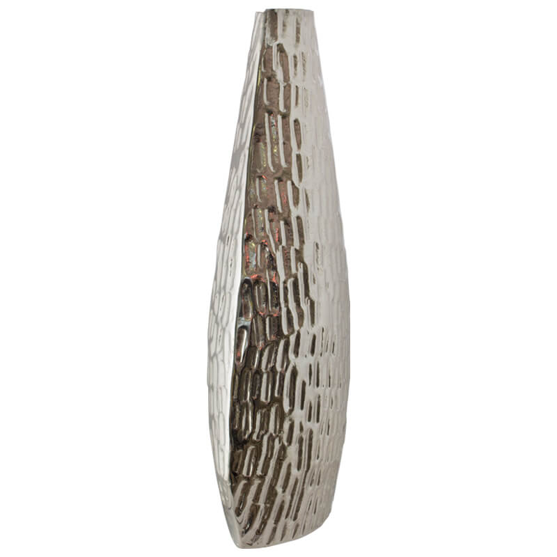CRINCKLED OVAL DROP VASE 57CM - Image 2