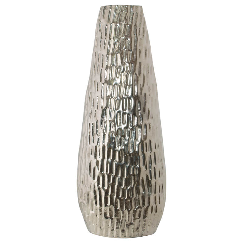 CRINCKLED OVAL DROP VASE 57CM