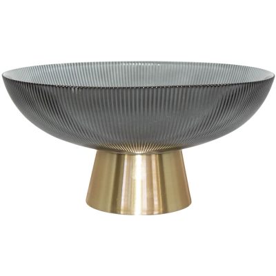 CHANTILLY GREY GOLD F/BOWL 25CM