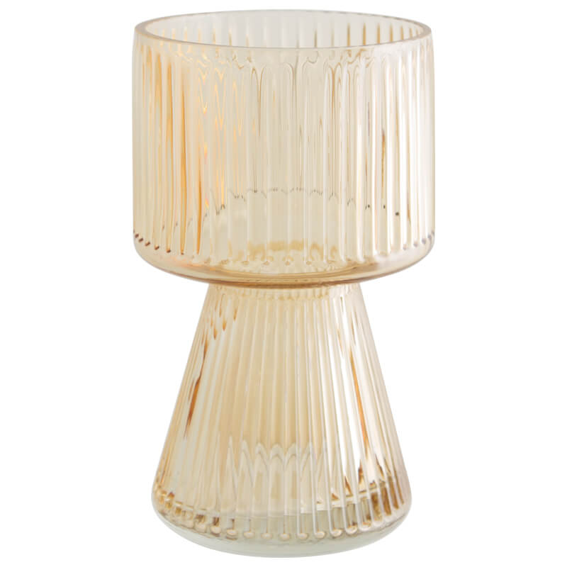 TALI AMBER VASE 31CM