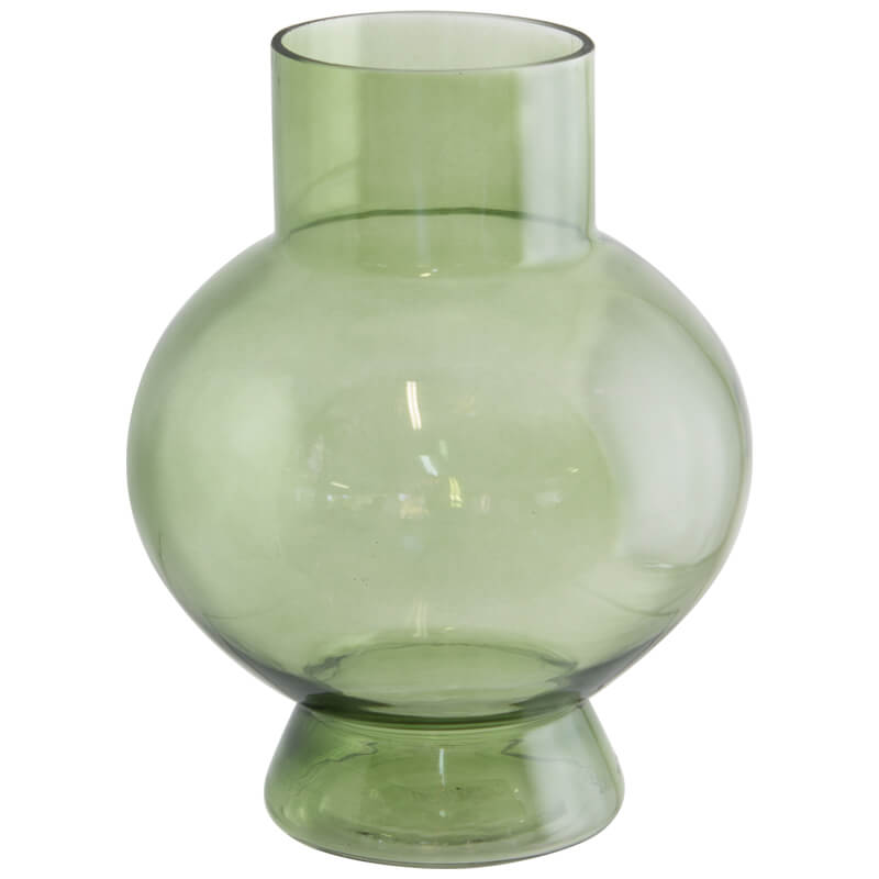PALO GREEN VASE 23X18X18CM