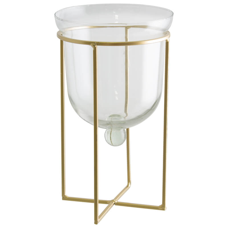 BELL VASE ON STAND 26X16X16CM