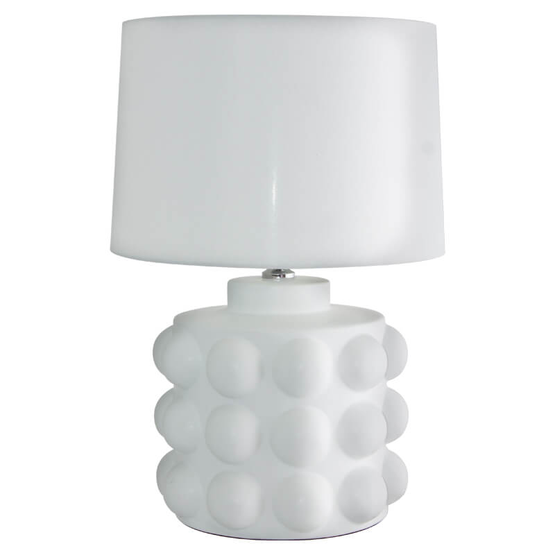 PALLA BIANCA LAMP/WHITE SHADE 62CM