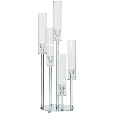 TAGER CRYSTAL 5 ARM CANDLE 40/80C