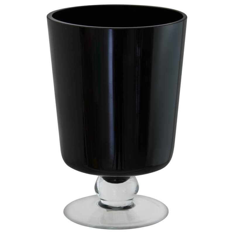 HUTA BLACK FTD VASE 18CM