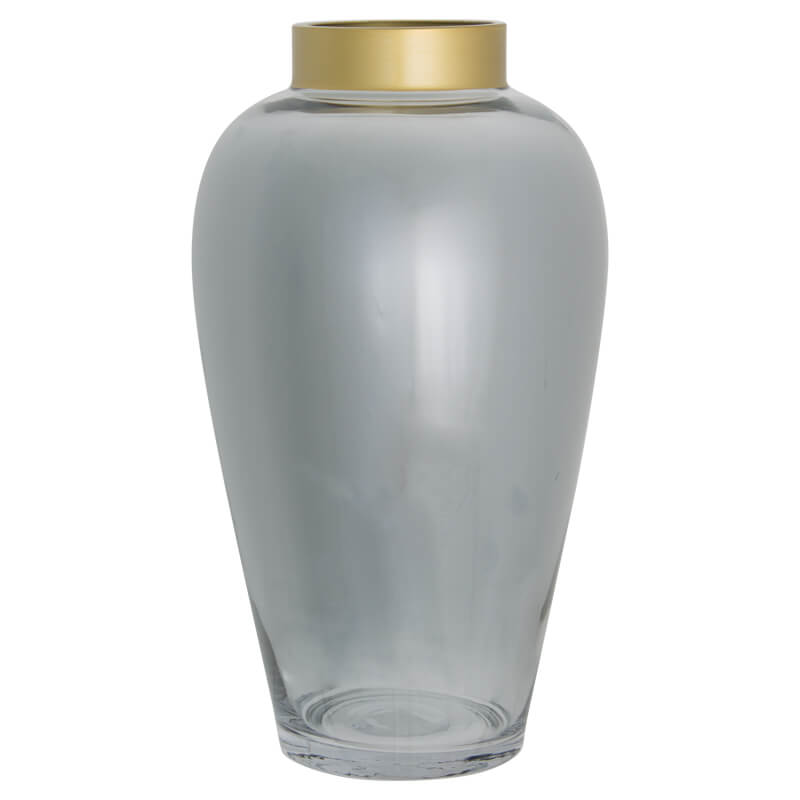 AUSTIN SMOKE VASE GOLD NECK 33CM
