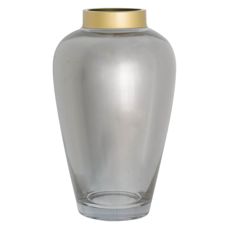 AUSTIN SMOKE VASE GOLD NECK 26CM