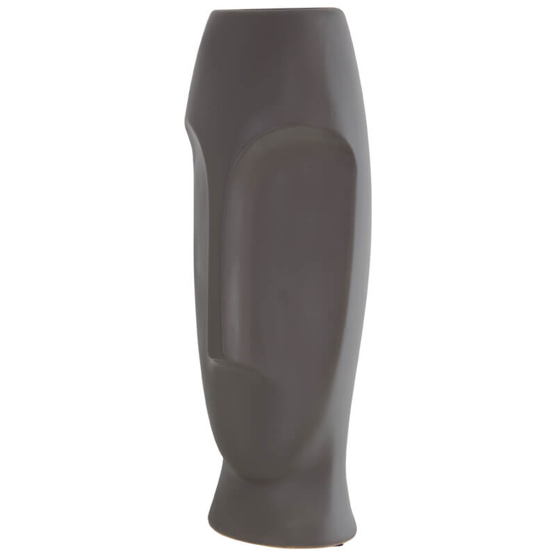 FACE VASE GREY 46CM - Image 2