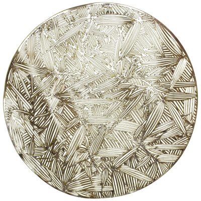 GOLD ROUND PLACEMAT 38CM
