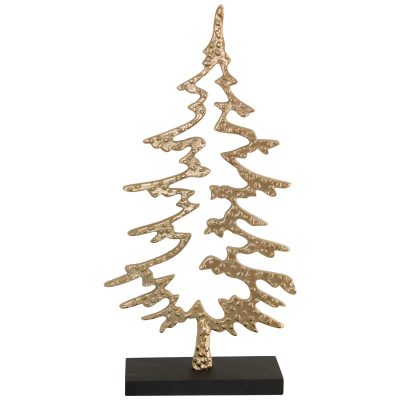 FOREST SCULPTURE GOLD/BLACK 49CM