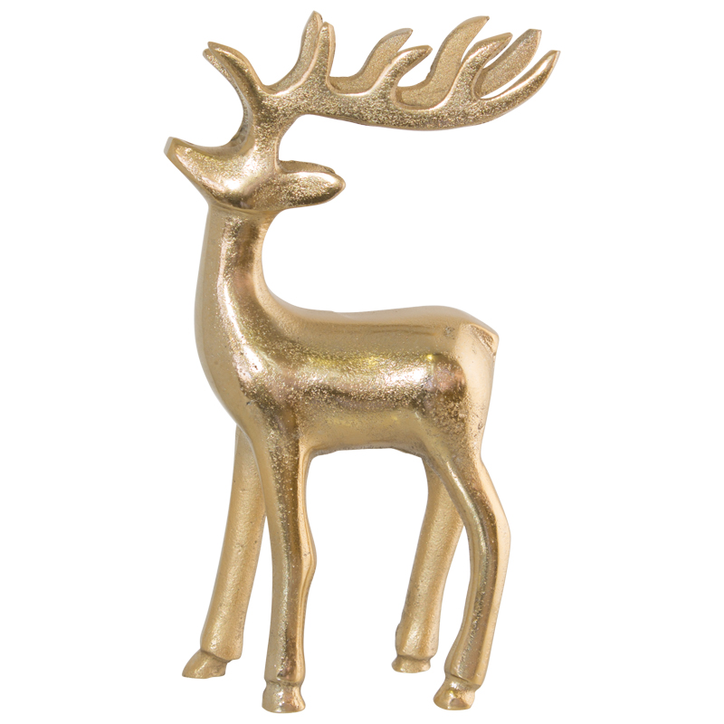 GOLD FIGURINE MED 12X22CM