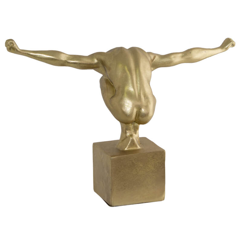 SPORTMAN ON PLINTH 32X13X21CM - Image 3