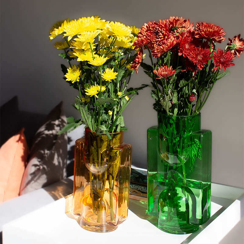 GREEN LAUTNER VASE 30X16CM - Image 4