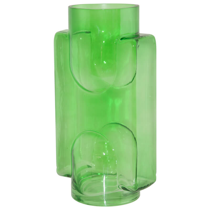 GREEN LAUTNER VASE 30X16CM - Image 2