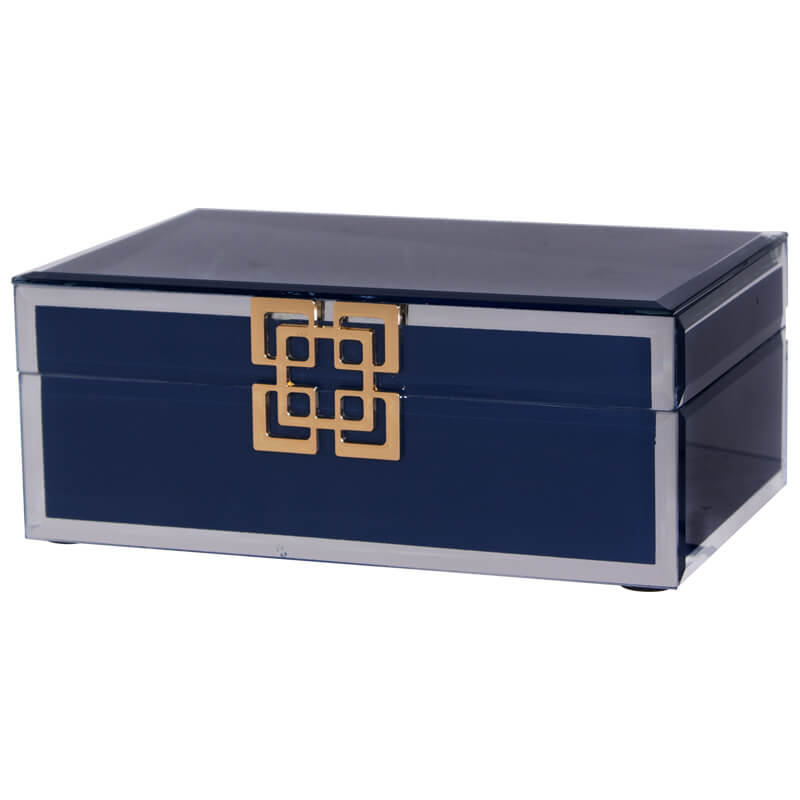 NAVY BLUE BOX 20X13X8CM
