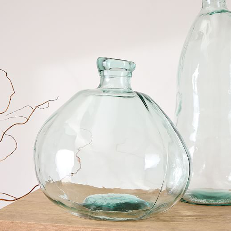RECYCLED GLASS VASE 33CM - Image 2