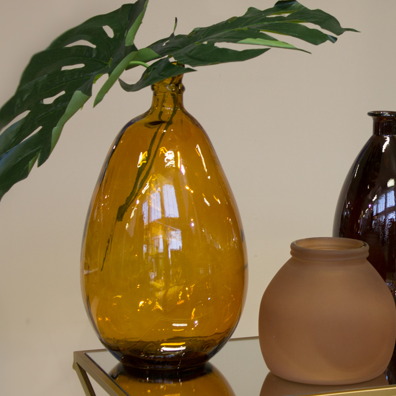 AMBER SUN ORGANIC VASE 47CM - Image 2